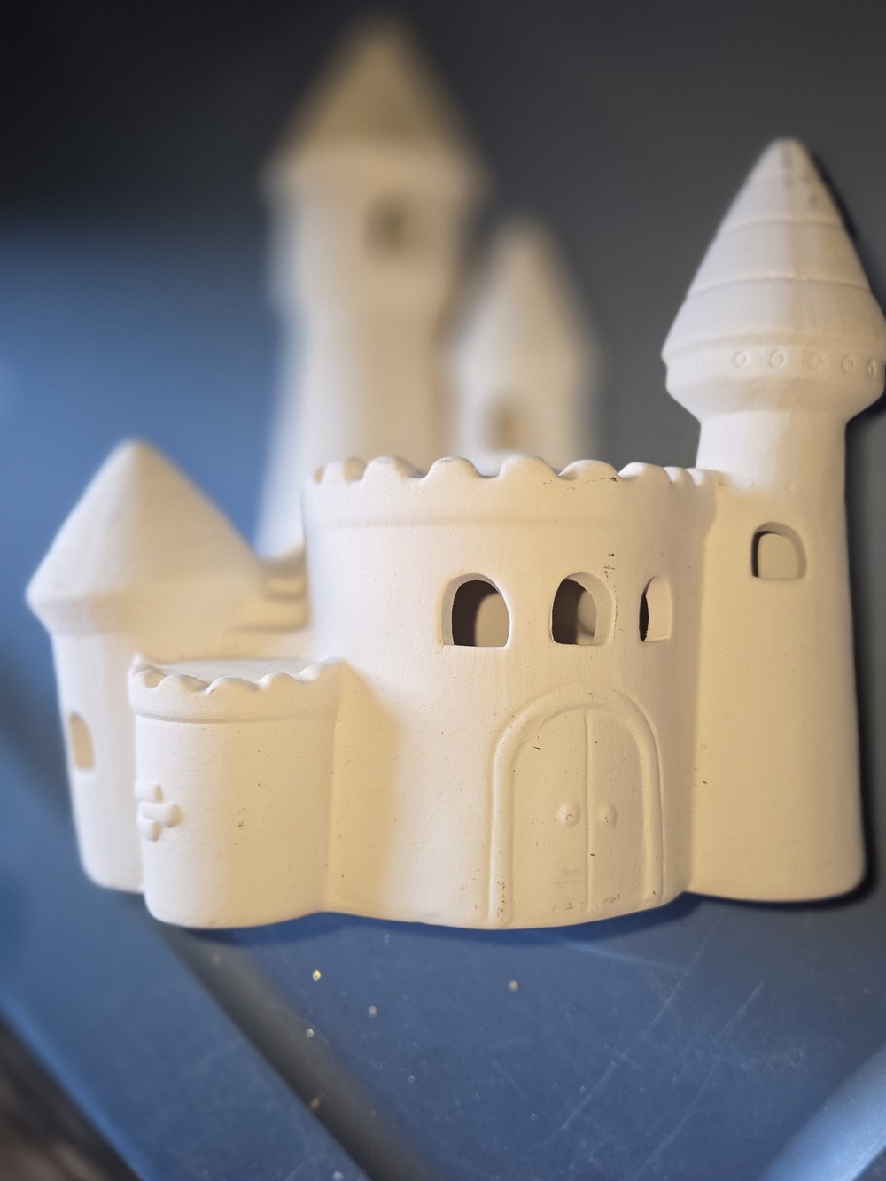 Ceramic Bisque Castle .